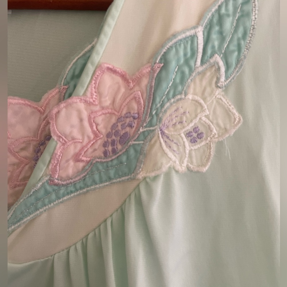 Lorraine | Vintage nightgown matching robe. Nylon. Size Large. Mint. USA. Rare - Picture 13 of 14